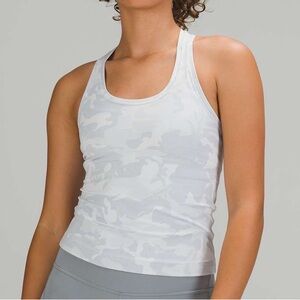 Lululemon Cool Racerback Tank Top *Shorter Length
Incognito Camo Alpine White 6